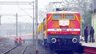 MOST Awaited AIR CONDITIONED Superfast Train to CHENNAI on its INAUGURAL Run with BEAUTIFUL WAP4 [upl. by Edrick35]