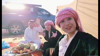 Best Dinner in Saudi Arabia Desert Riyadh [upl. by Auqinat]