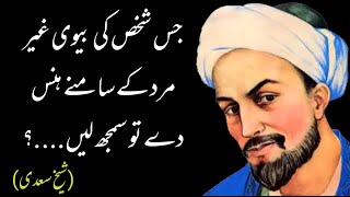 Bostan E Saadi In Urdu  shaikh saadi quotes in urdu  shaikh saadi ki hikayat  Shahzain Voice79 [upl. by Perl]