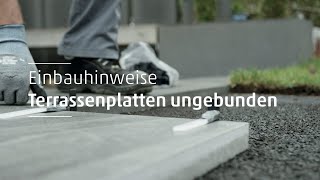 Platten richtig verlegen Die ungebundene Bauweise [upl. by Hagep313]