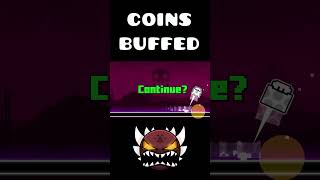 Press Start COINS BUFFED  Geometry Dash 22 [upl. by Annodas]