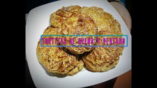 Tortitas de avena y platano  fácil y rico [upl. by Stanhope776]