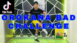 OROKANA BAD CHALLENGE TIKTOKBUSKILAZ REMIX STEP BY STEP DANCE TUTORIALDANCE GURU [upl. by Namaj130]