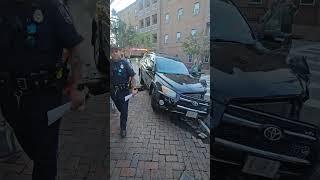 Jennings Towing Expertly Tows Car Over a Hole on Wentworth  Coming Sts in downtown Charleston SC [upl. by Clarke45]