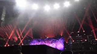 Skrillex  Montage of performance Live FRONT ROW Houston Tx 8516 [upl. by Tammara]