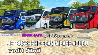 SHARE LIVERY BUSSID MOD JB2 SHD SCANIA K360IB BASE ADUDU EDIT JIBRIL [upl. by Nyladnarb]