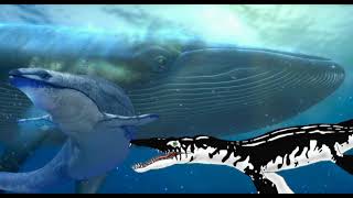 Liopleurodon amp Basilosaurus Likes The Blue Whale My Post [upl. by Ennis786]