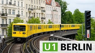 Berlin The elevated UBahn line U1 [upl. by Natie537]