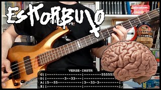 ESKORBUTO  Cerebros destruidos 🧠 bass cover w Tabs [upl. by Castorina426]