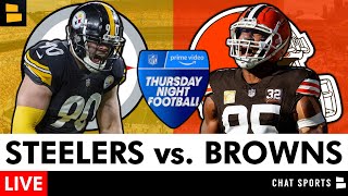 Steelers vs Browns Thursday Night Football Live Streaming Scoreboard NFL Week 12 On Amazon Prime [upl. by Pennington524]