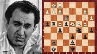 Tigran Petrosian Top 22 Amazing Chess Sacrifices  9th World Chess Champion 1963–1969 [upl. by Callum]