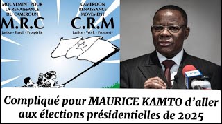 MAURICE KAMTO  Situation compliquée après la prorogation du mandat des députés  Cabral Libii a … [upl. by Ecnaret685]