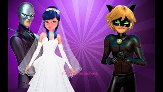 Miraculous Ladybug Hawk Moth and Marinette wedding New Episode 2017 [upl. by Calbert]