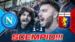 😓 SCEMPIO NAPOLI 11 GENOA  LIVE REACTION NAPOLETANI AL MARADONA HD [upl. by Airotel343]