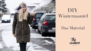 Wintermantel selber nähen Tipps zum Material the couture [upl. by Merkley393]