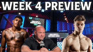 Dana White Contender Series Week 4 Preview [upl. by Alyakcm]