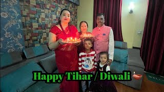 Tihar Diwali Celebration amp Decoration 🪔  Nepal Tihar 2081  Family Fun amp Festival  Diwali Special [upl. by Ahsirtal]