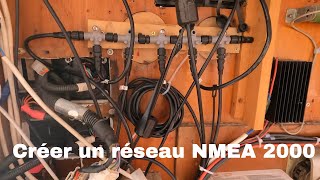 Tuto INSTALLATION réseau NMEA 2000  créer comprendre et installer facilement  Catamaran Salinas [upl. by Joktan332]