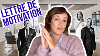 COMMENT REDIGER SA LETTRE DE MOTIVATION POUR LE STAGE EN DROIT DE SES REVES modèle [upl. by Fira836]