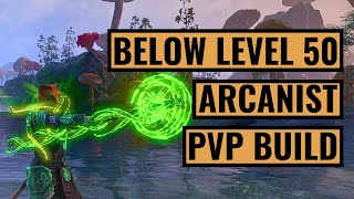 Elder Scrolls Online Below Level 50 Arcanist PvP Build Shadow Over Morrorwind Update [upl. by Giacopo483]