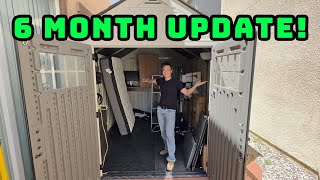 6 MONTH UPDATE Suncast 8 x 10 Tremont Resin Storage Shed [upl. by Adiazteb495]