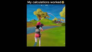 My calculations worked 🤓🤓 fortnite pickaxes fortniteclips [upl. by Ajaj]