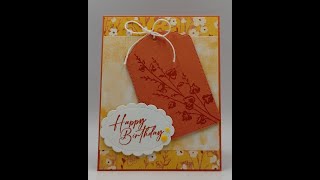 Stampin Up Unbounded Love Flowers of Beauty [upl. by Nolham]