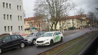 Üstra Linie 13 Mitfahrt im TW6000 von Hemmingen bis Hauptbahnhof [upl. by Ponce]