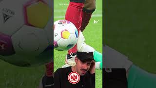 No penalties allowed 👀  Eintracht Frankfurt sge bundesliga eintracht [upl. by Bil605]