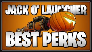 The BEST PERKS for the Jack O Launcher in Fortnite Save the World [upl. by Currie]