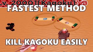 Fastest Way To Kill Kagoku Boss  Shindo Life  Shindo Life Codes [upl. by Navek143]