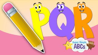 The Sounds of the Alphabet  PQR  ​​🌈 Super Simple ABCs [upl. by Liz]