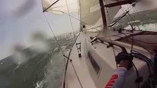 Crazy J22 Sailing in Jamaica Part 3 [upl. by Aisercal]