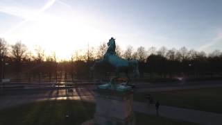 Hannover Herrenhausen drone flight phantom 4 [upl. by Lewellen]