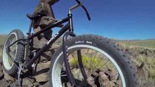 Surly Fixed Gear Fat Bike Good Bad Ugly Moonlander mountain bike trail reno nevada rocky extreme [upl. by Turrell]