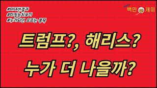 11월 6일수 트럼프 해리스 누가 더 나은가미대선결과미장눈치보기누가되던오르는종목트럼프트레이드 [upl. by Amilah]