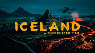 ICELAND  Cinematic Drone  FPV video  Volcano 2023 [upl. by Dorice]