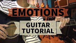 Emotions  Destiny’s Child Version Guitar Tutorial [upl. by Wini]