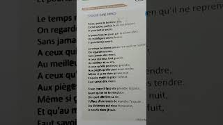 Poème SAOIR DIRE MERCI Lilian Renaud [upl. by Euv]