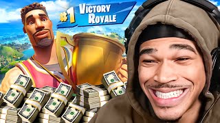 I Won 25K in Faze Rons Worst Gamer Fortnite Tournament [upl. by Alleirbag]