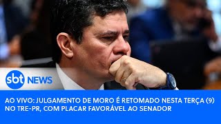 🔴 AO VIVO julgamento de Moro é retomado nesta terça 9 no TREPR com placar favorável ao senador [upl. by Sass]