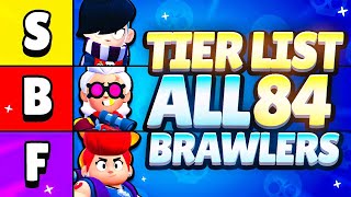 PRO Player RANKS ALL 84 BRAWLERS for Ranked  PRO TIER LIST [upl. by Bowra307]