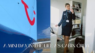 A LIL DAY IN THE LIFE AS CABIN CREW [upl. by Celeste966]