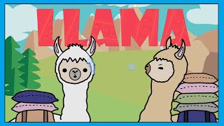 Llama Song  Fun Song For Kids  Smiley Rhymes [upl. by Golding]