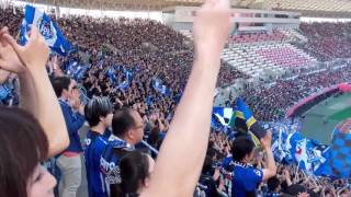 16042017 Cerezo Osaka vs Gamba Osaka C大阪 x G大阪 GAMBA FANS Players entrance [upl. by Postman]