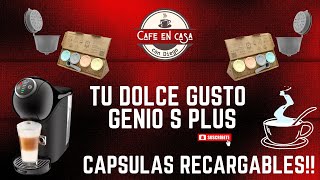 🔴DOLCE GUSTO GENIO S PLUS 🔴👉Ahorra con Capsulas RECARGABLES para Dolce Gusto marca CAFETTINO👈 [upl. by Roybn]