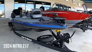 2024 Nitro Z17 Walkthrough Best Value In A Fiberglass Bass Boat [upl. by Aihsirt]