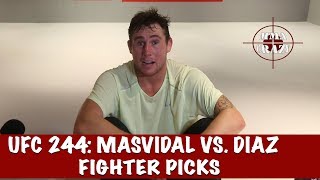 UFC 244 Jorge Masvidal vs Nate Diaz Fighter Picks [upl. by Alage303]