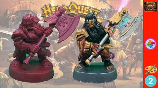 HEROQUEST  speed paint 2  DWARF [upl. by Shanks52]