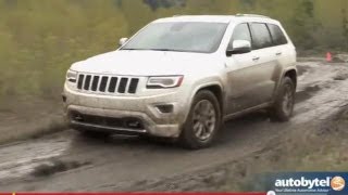 2014 Jeep Grand Cherokee Overland OffRoad Test Drive amp SUV Video Review [upl. by Aihsekan801]